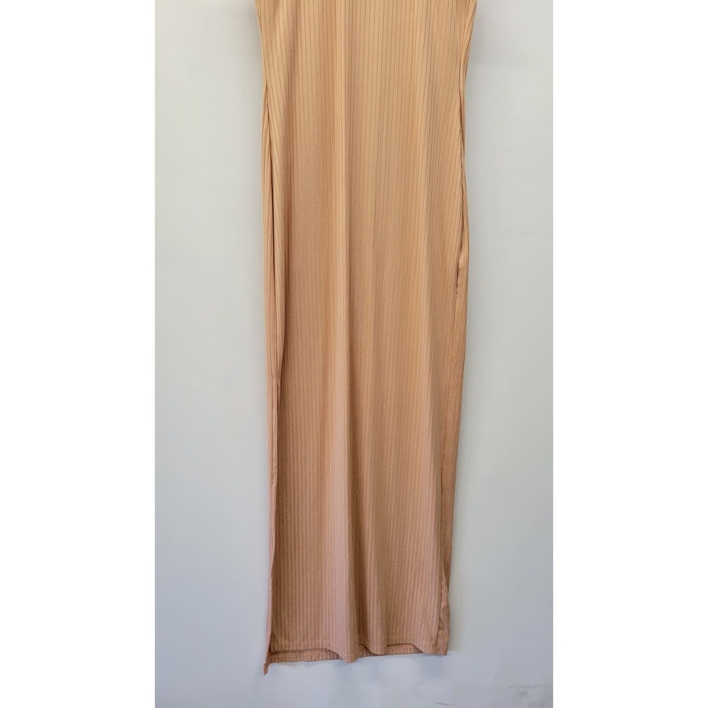 Pink Rose Rib Maxi Dress Medium - Picture 4 of 8